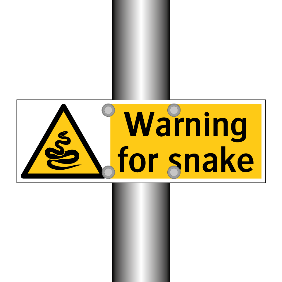 Warning for snake