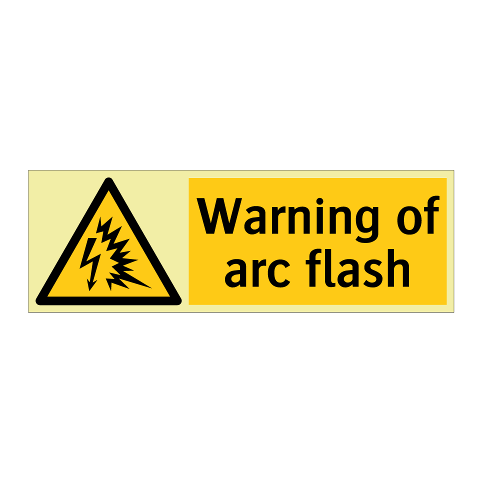 Warning of arc flash