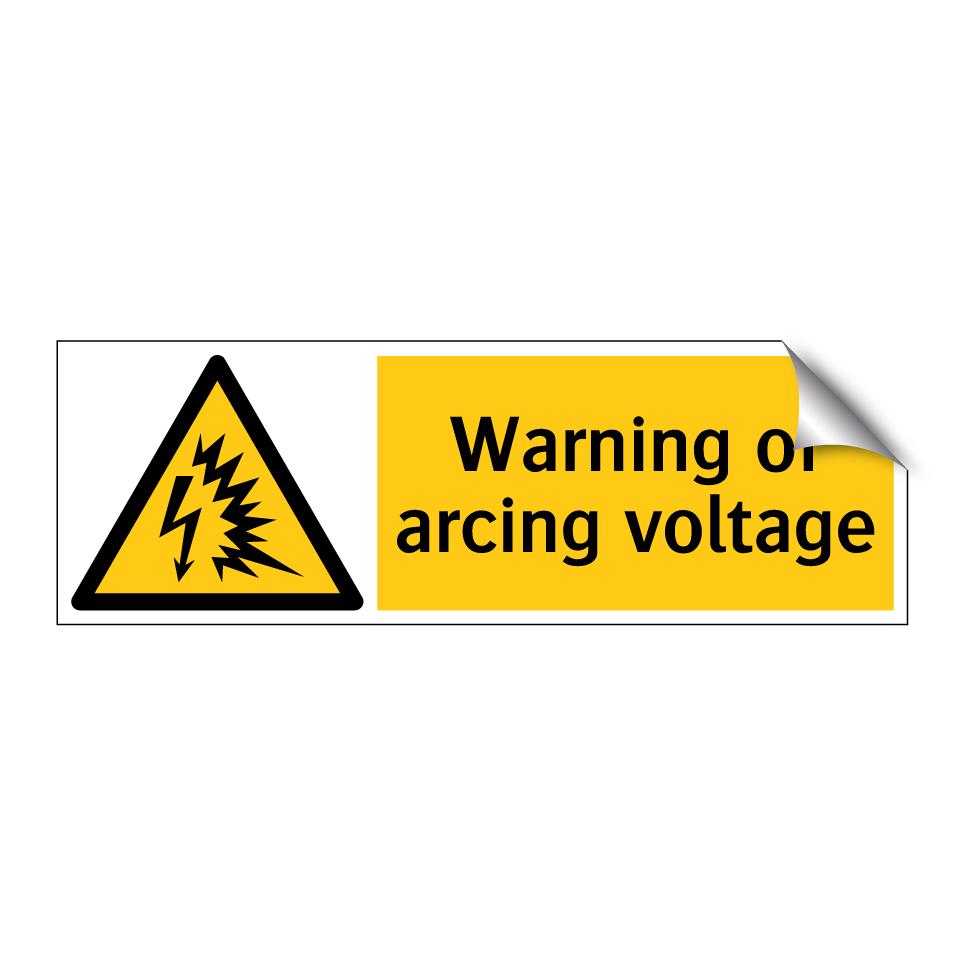 Warning of arcing voltage