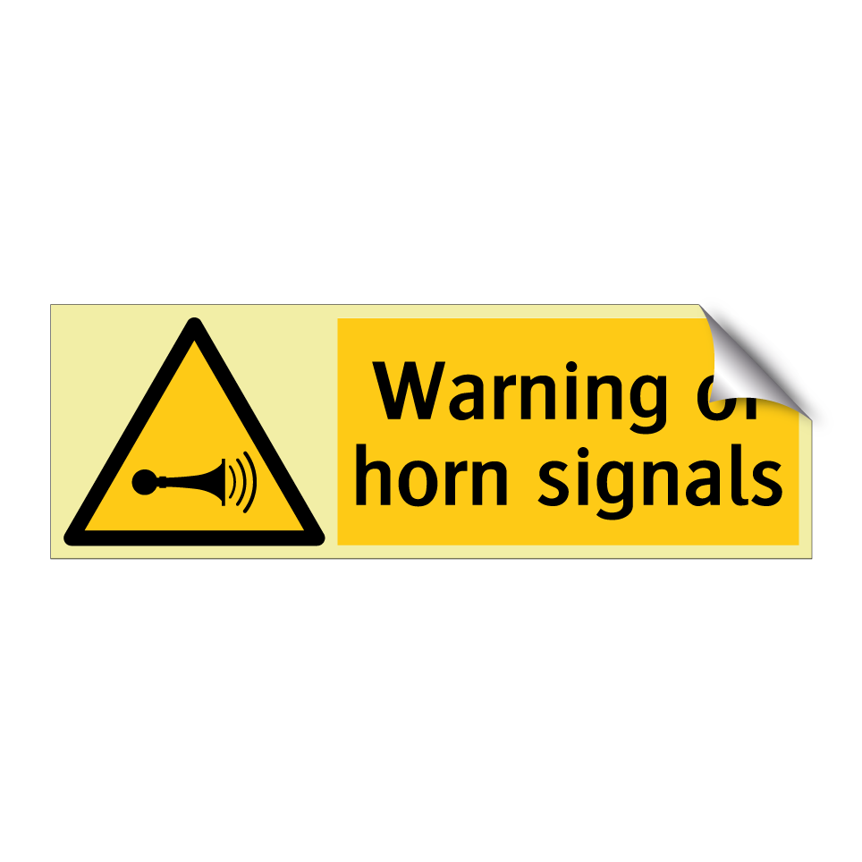 Warning of horn signals