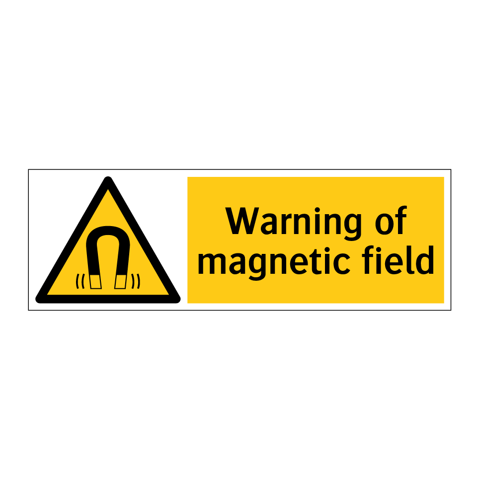 Warning of magnetic field