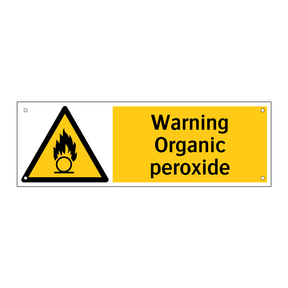 Warning Organic peroxide