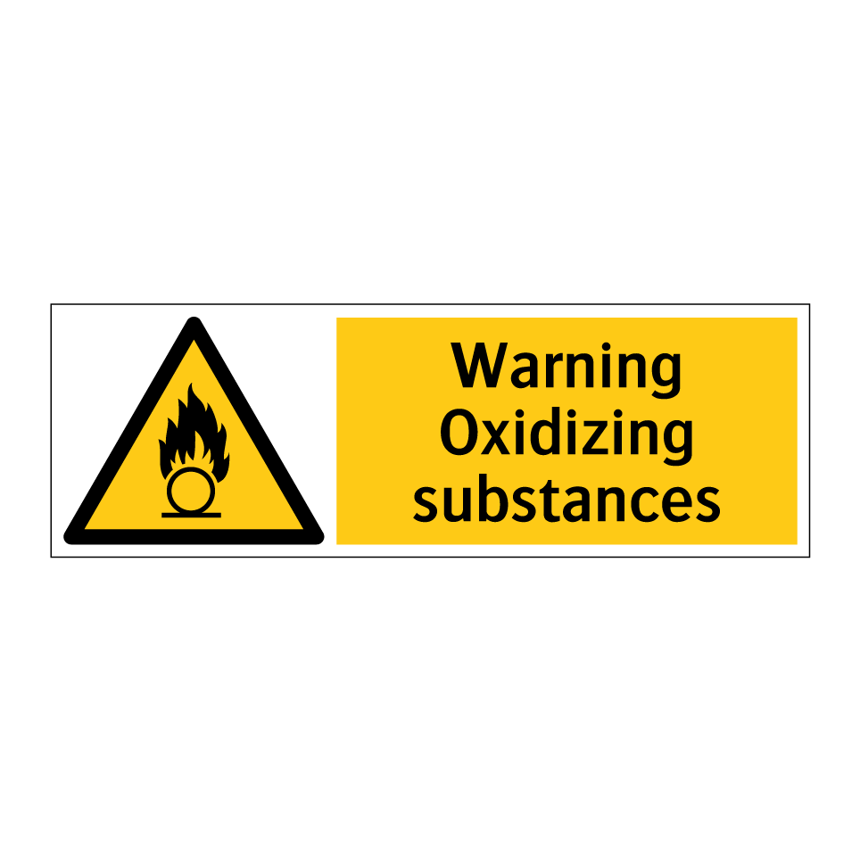Warning Oxidizing substances