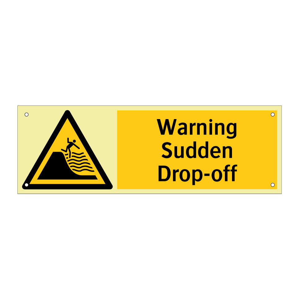 Warning Sudden Drop-off