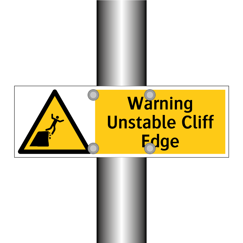 Warning Unstable Cliff Edge