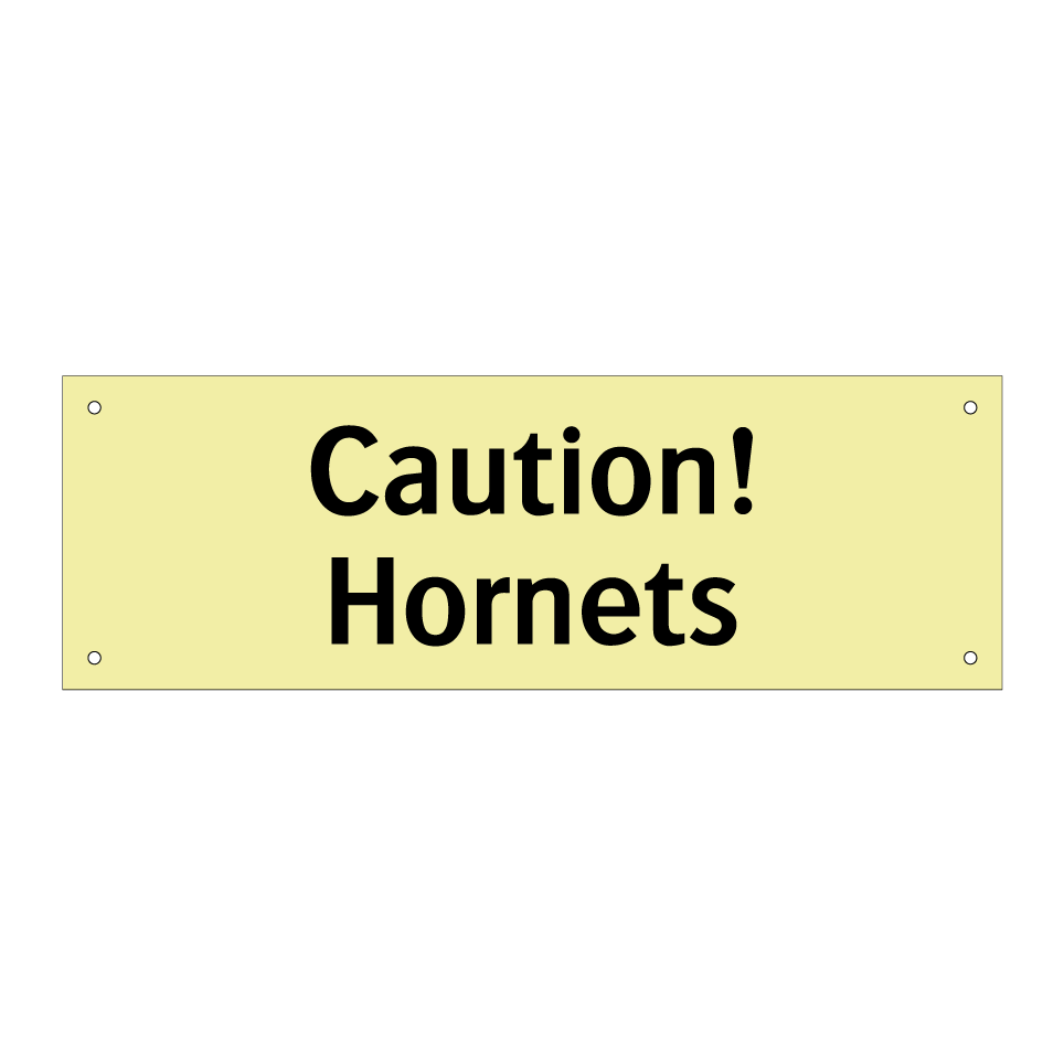 Caution! Hornets