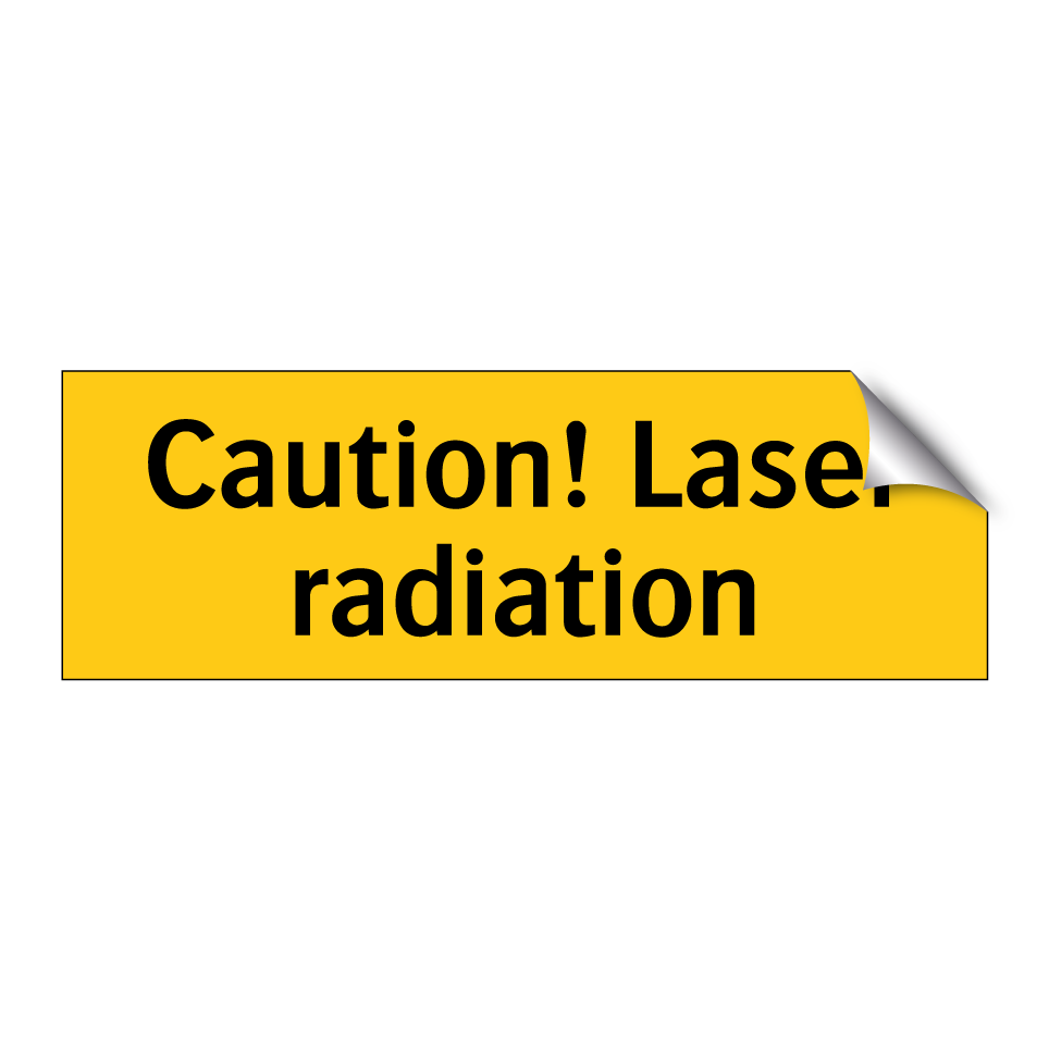 Caution! Laser radiation
