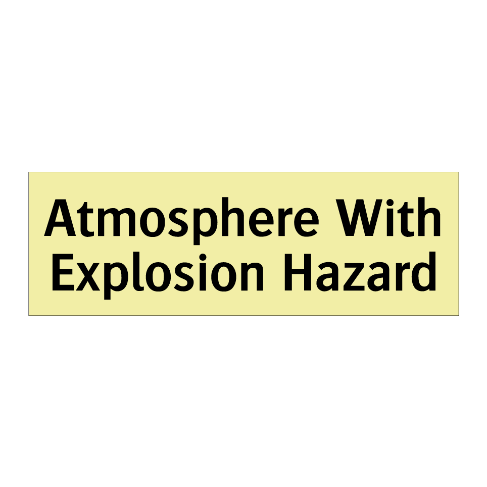 Atmosphere With Explosion Hazard