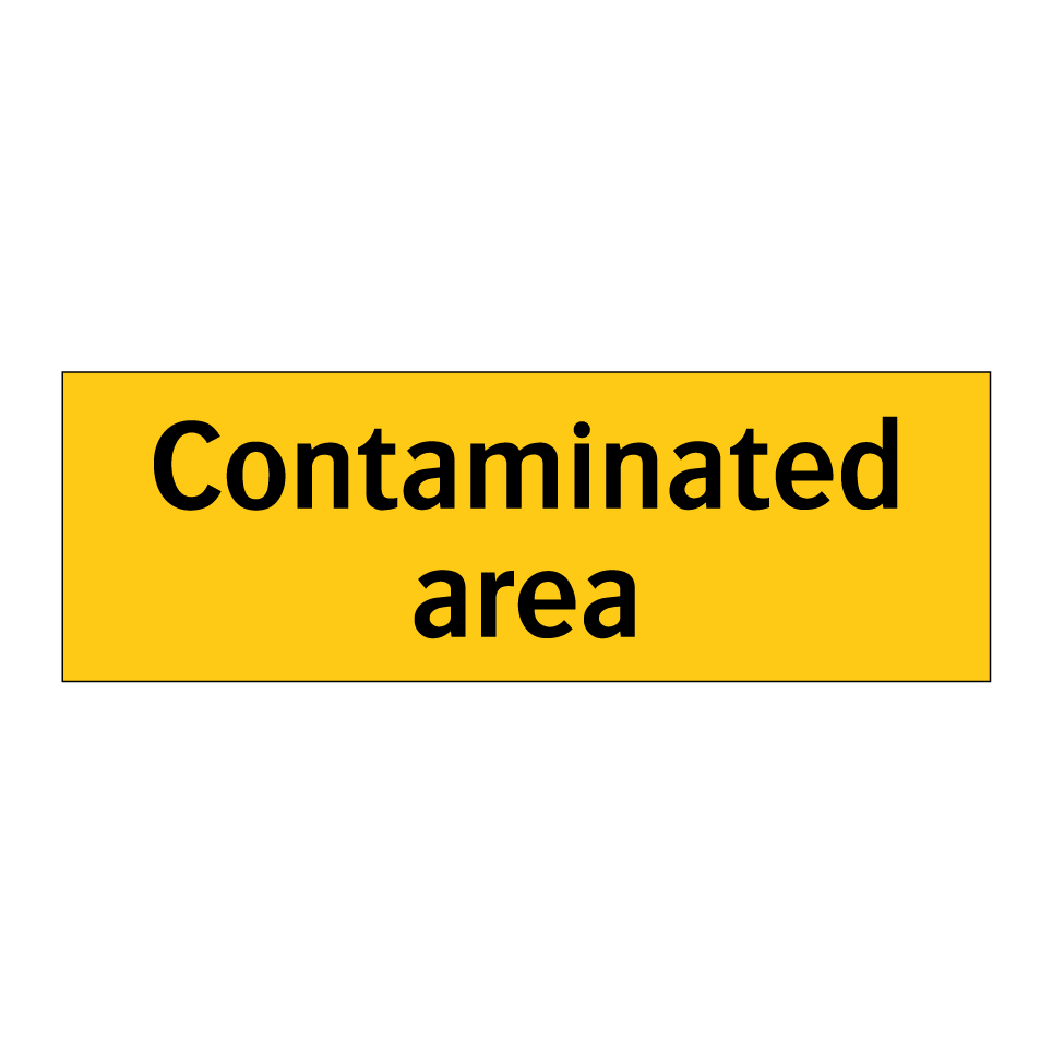 Contaminated area
