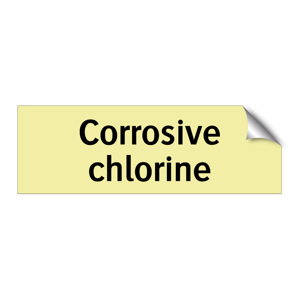 Corrosive chlorine