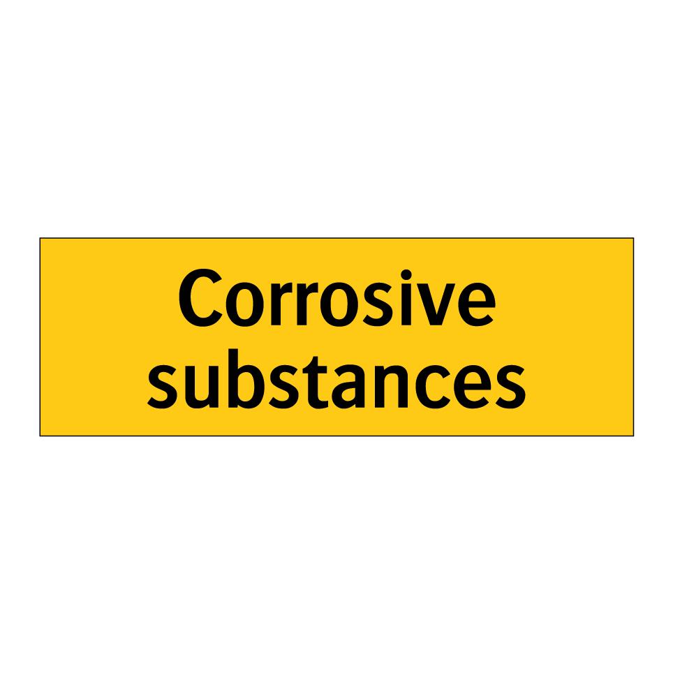 Corrosive substances