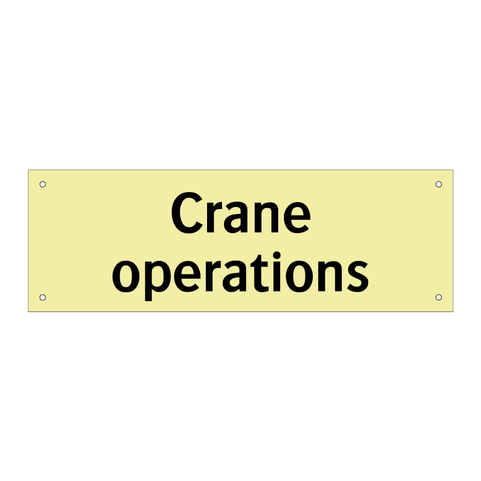 Crane operations