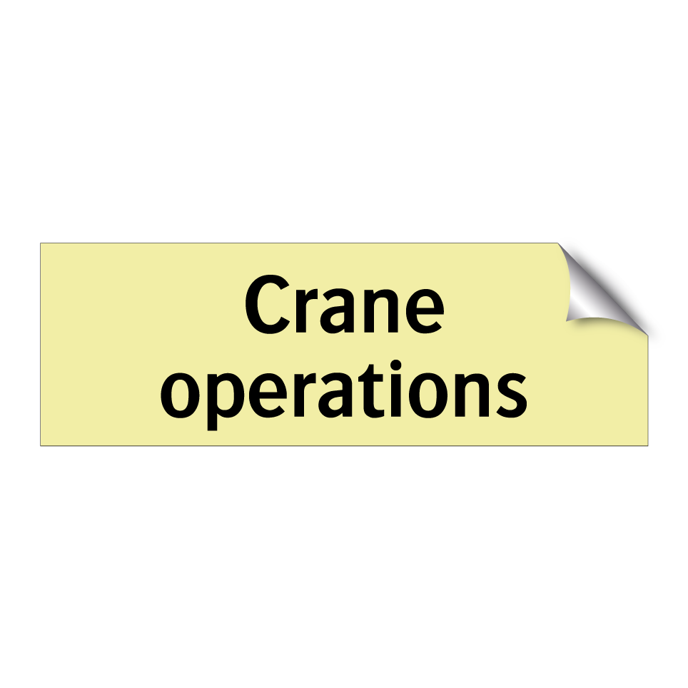 Crane operations