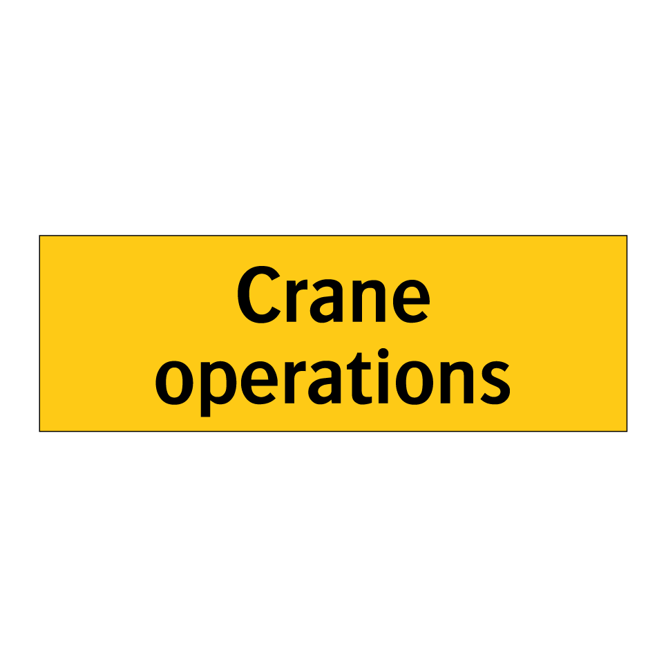 Crane operations