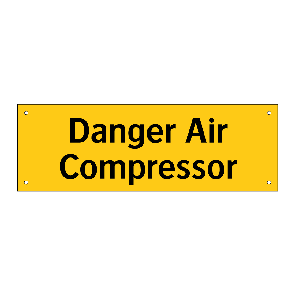 Danger Air Compressor