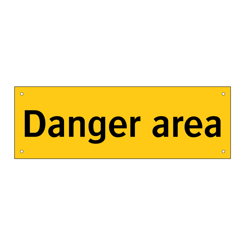 Danger area