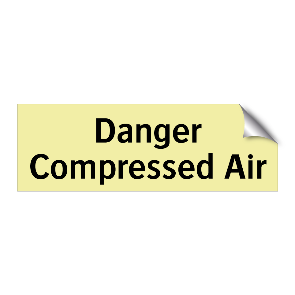 Danger Compressed Air