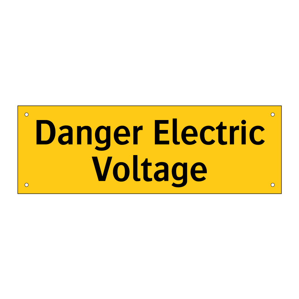 Danger Electric Voltage
