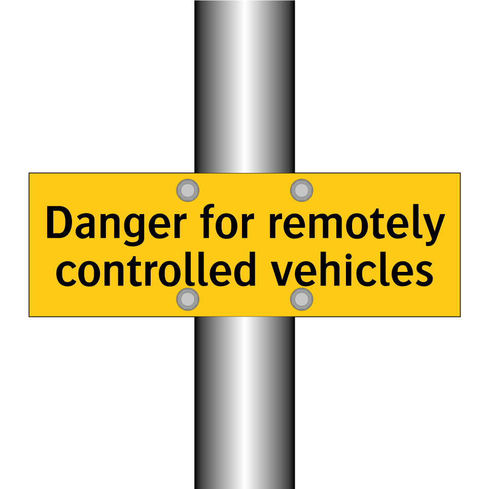 Danger for remotely controlled vehicles