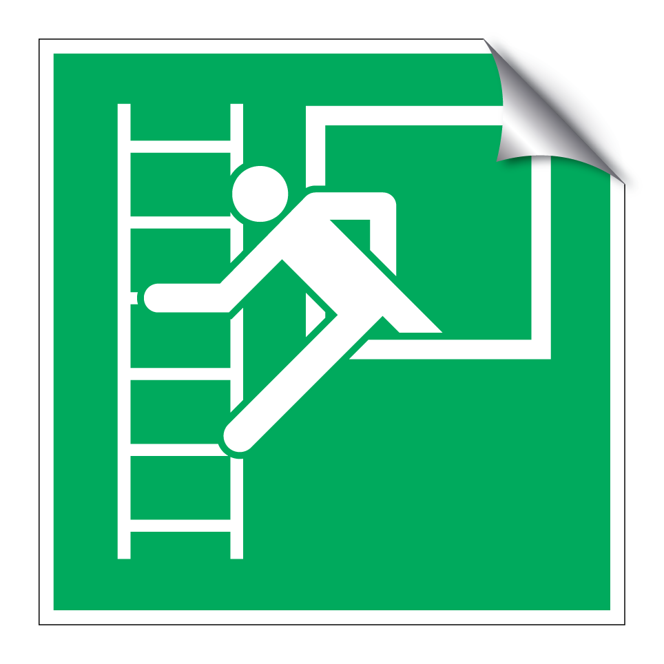 E016 Emergency window with escape ladder