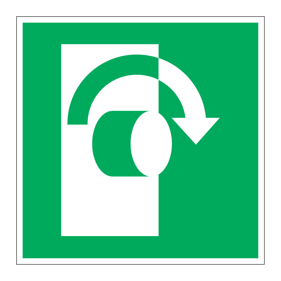 E019 Turn clockwise to open