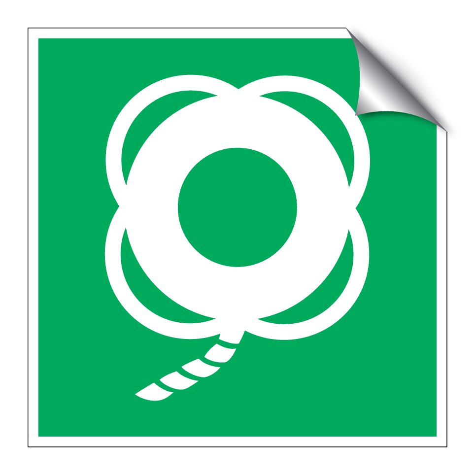 E041 Lifebuoy with line