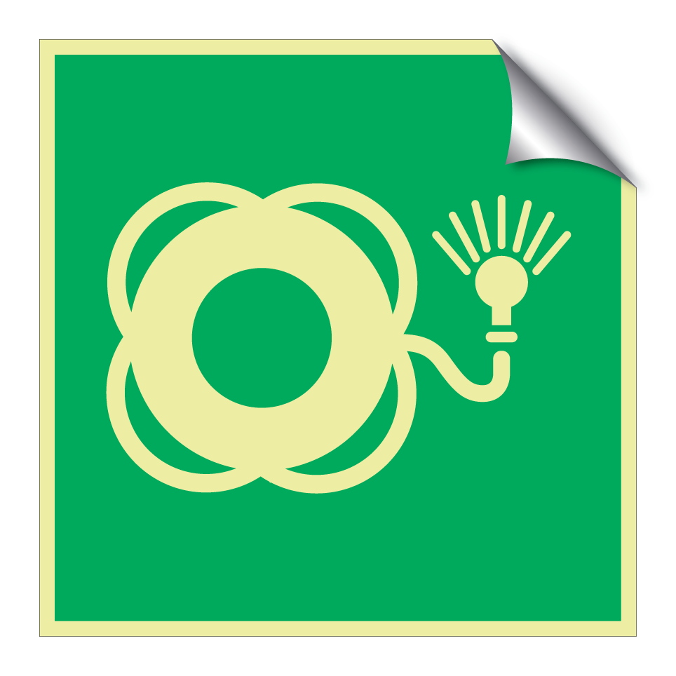 E042 Lifebuoy with light