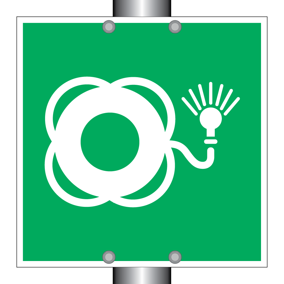 E042 Lifebuoy with light