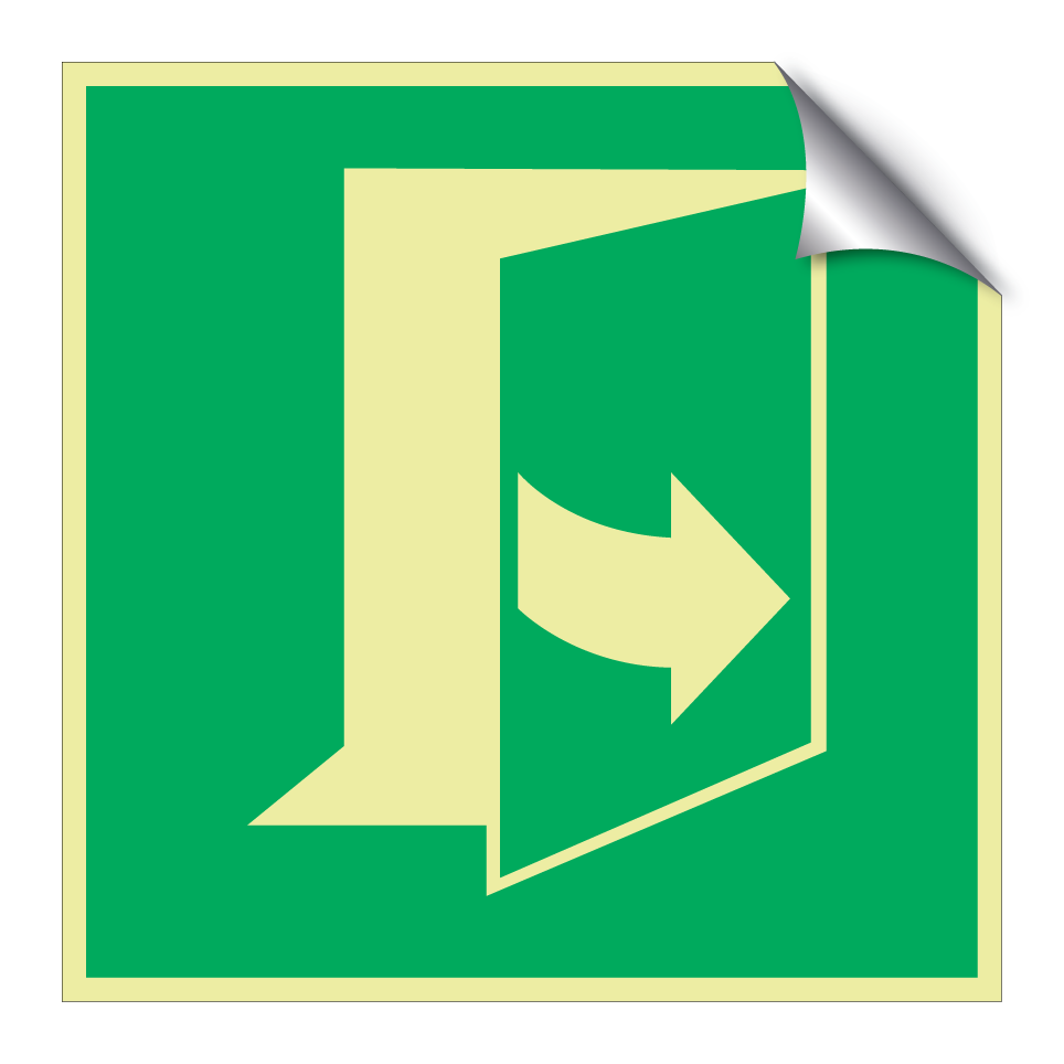 E057 Door opens by pulling on the left-hand side