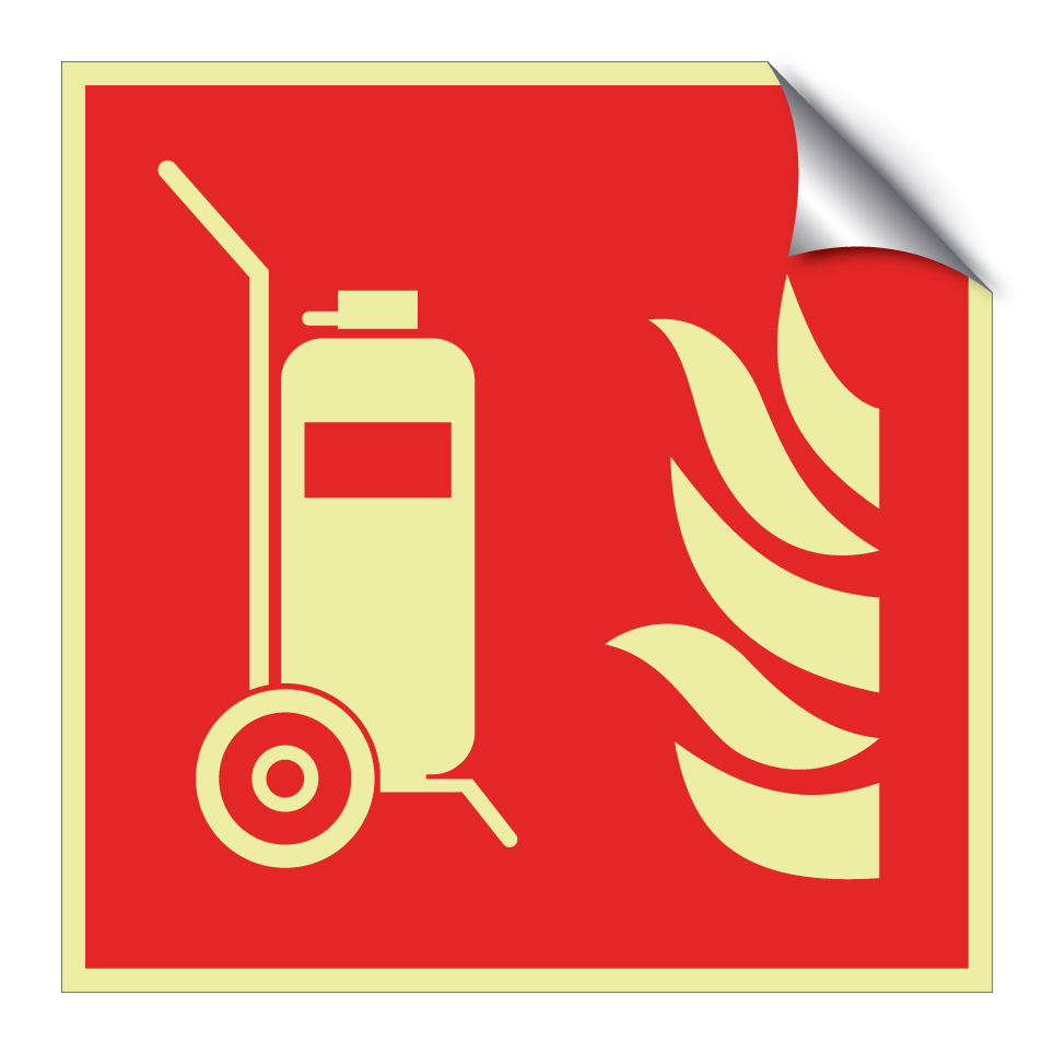 F009 Wheeled fire extinguisher