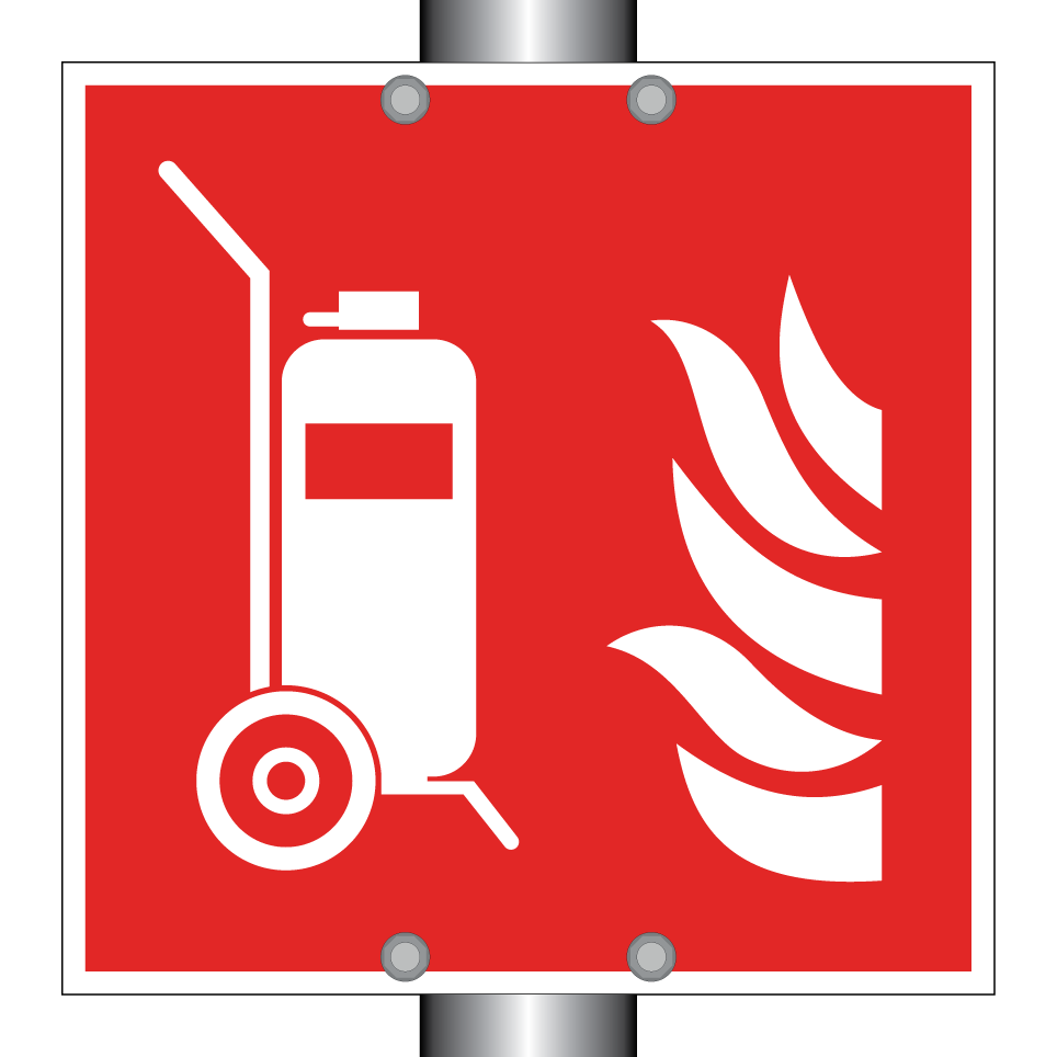 F009 Wheeled fire extinguisher