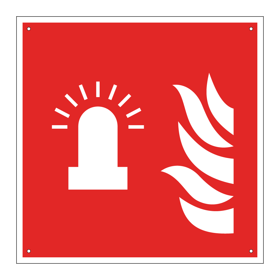 F018 Fire alarm flashing light
