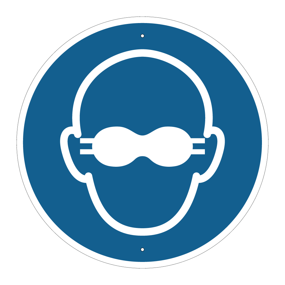 M007 Opaque eye protection must be worn