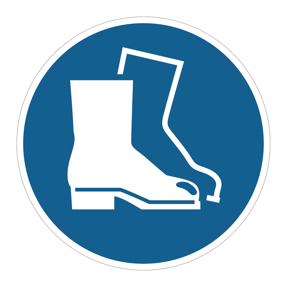 M008 Wear safety footwear