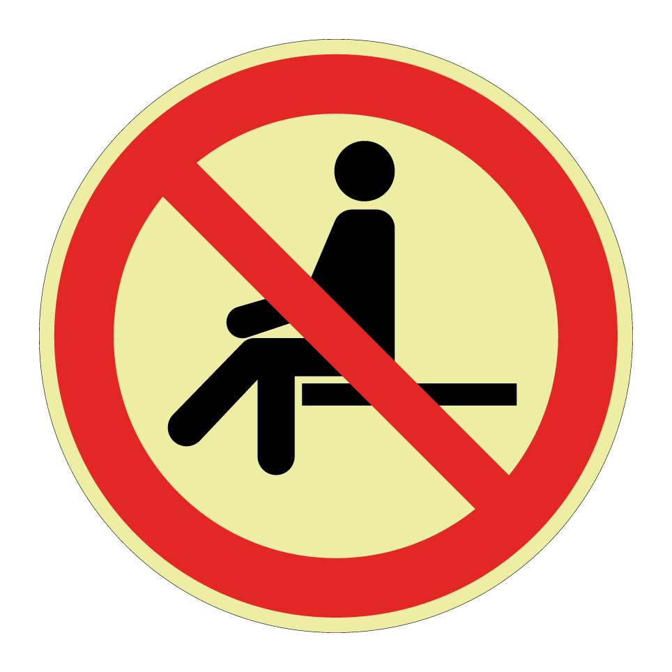 P018 No sitting