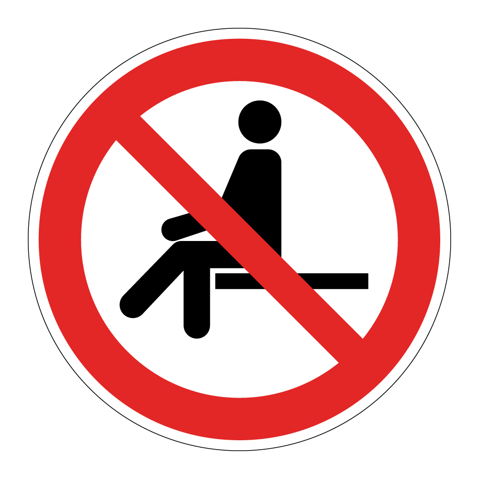 P018 No sitting