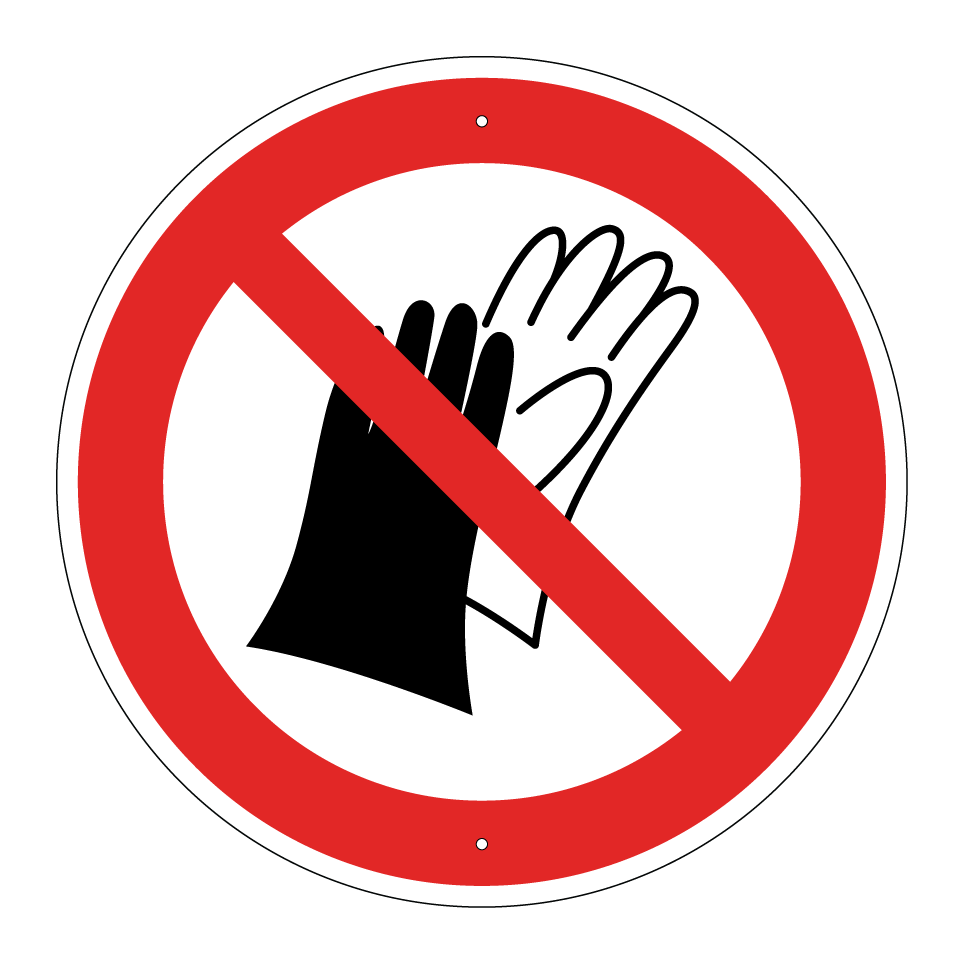 P028 Do not wear gloves