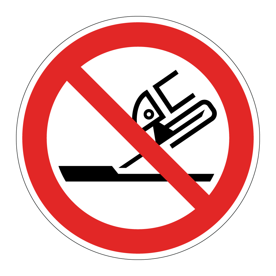 P032 Do not use for face grinding