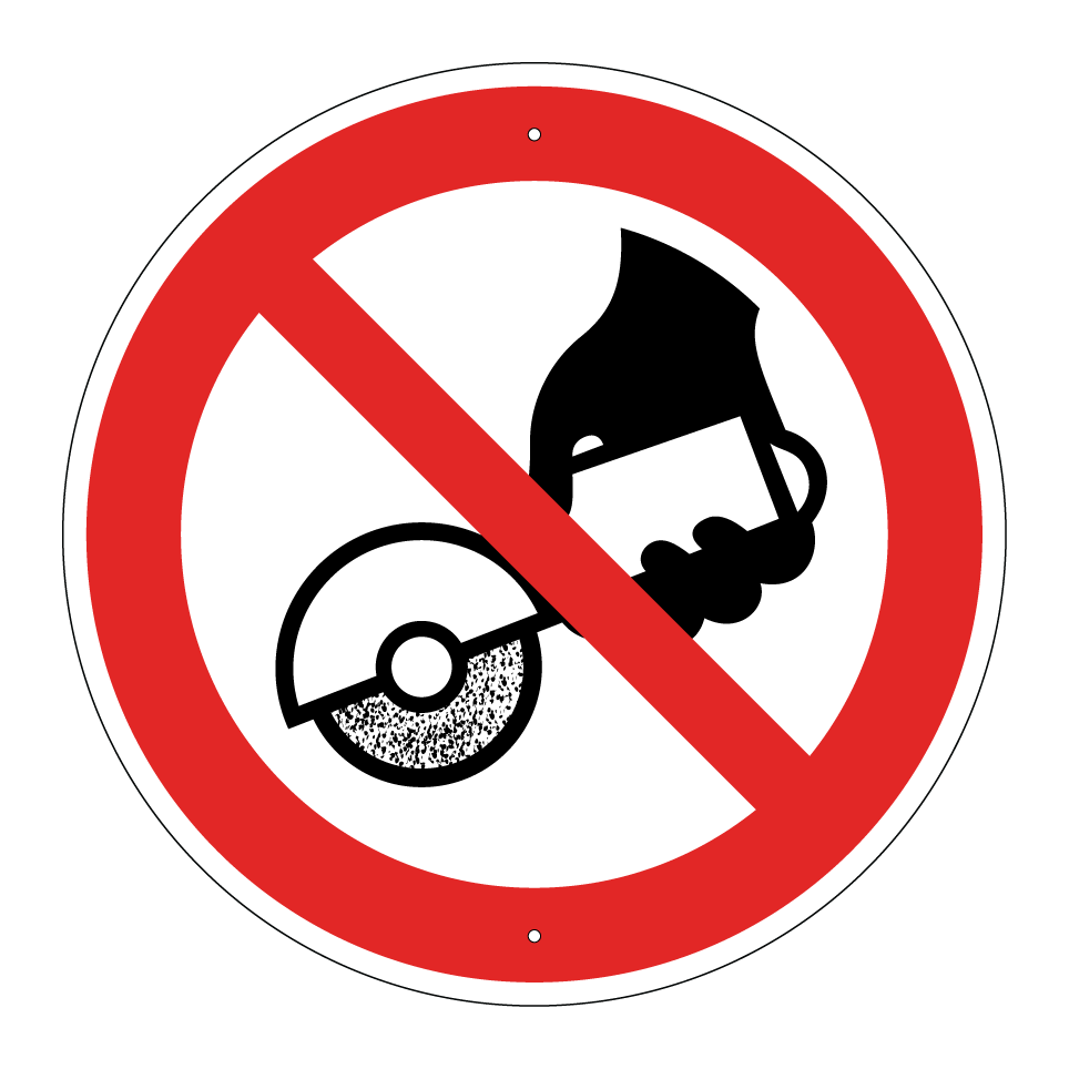 P034 Do not use with hand-held grinding machine
