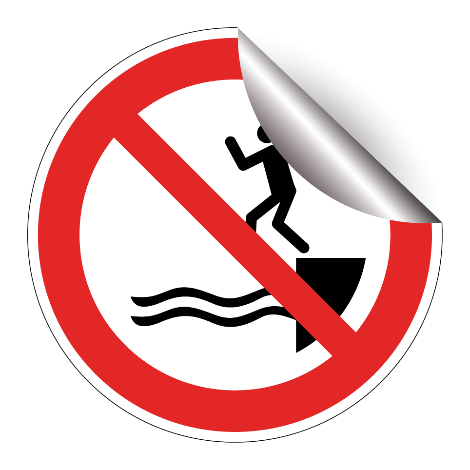 P061 No jumping into water