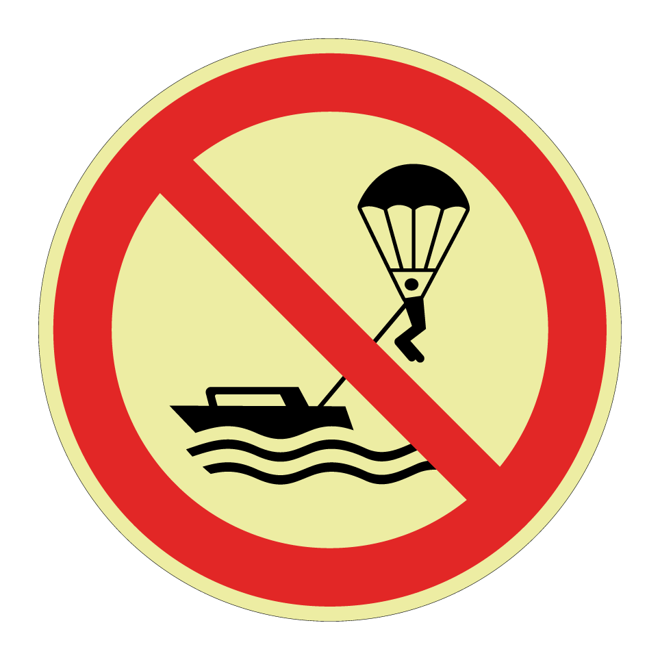 P066 No parasailing