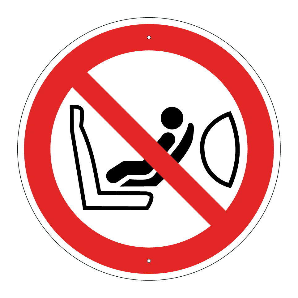 P074 Child seat installation prohibited