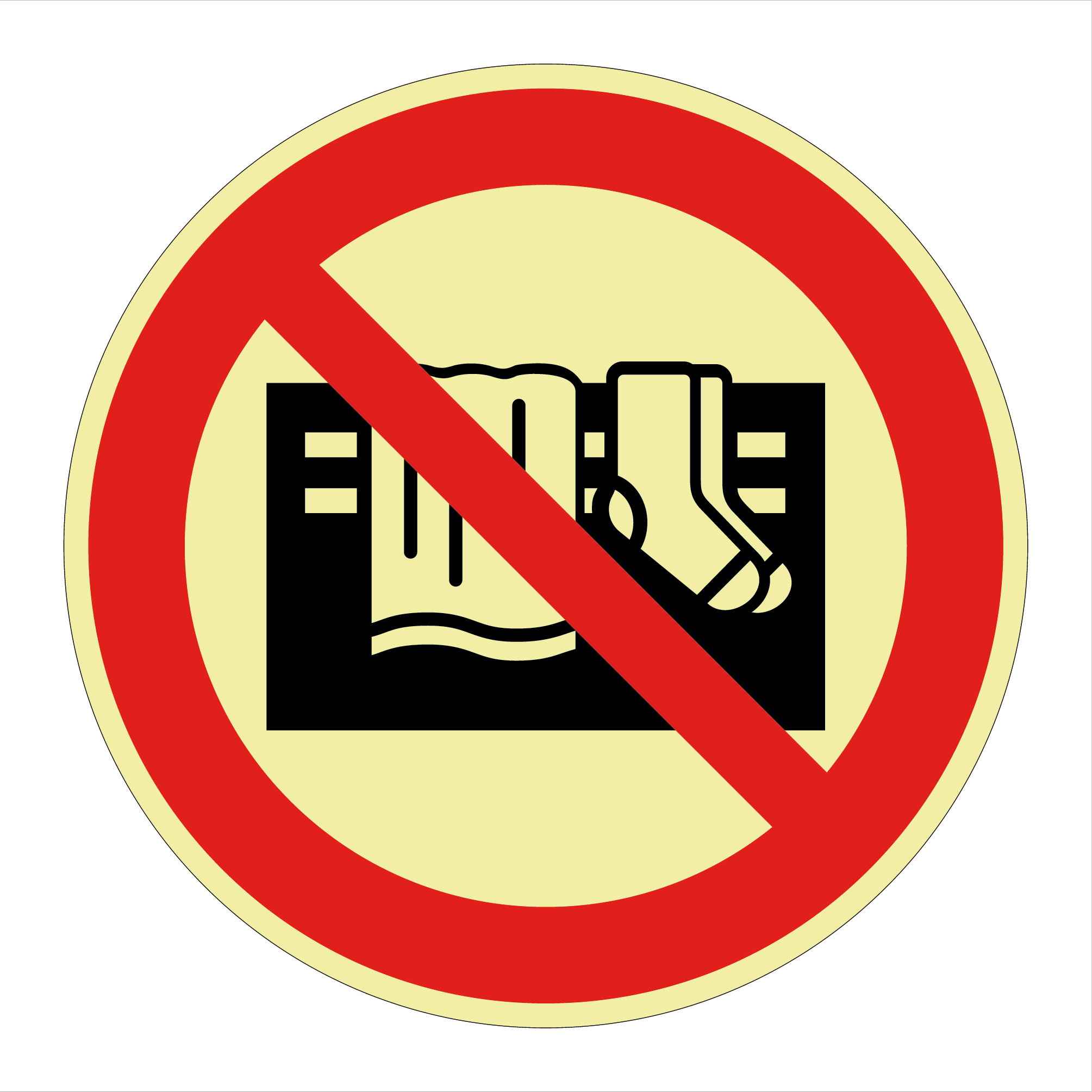 P081 Do not cover appliance