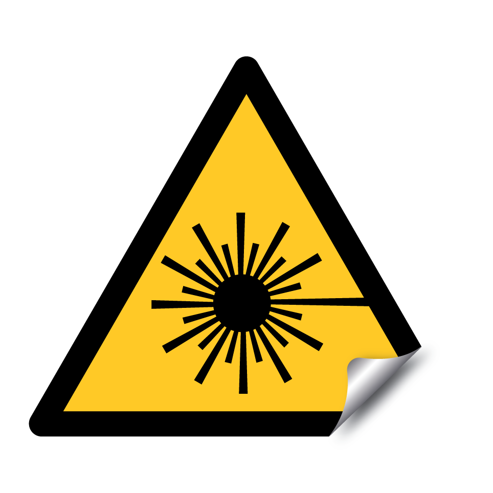W004 Warning Laser beam
