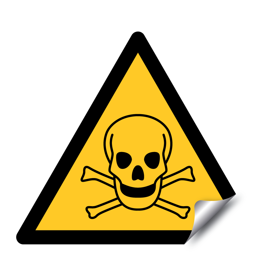 W016 Warning Toxic material