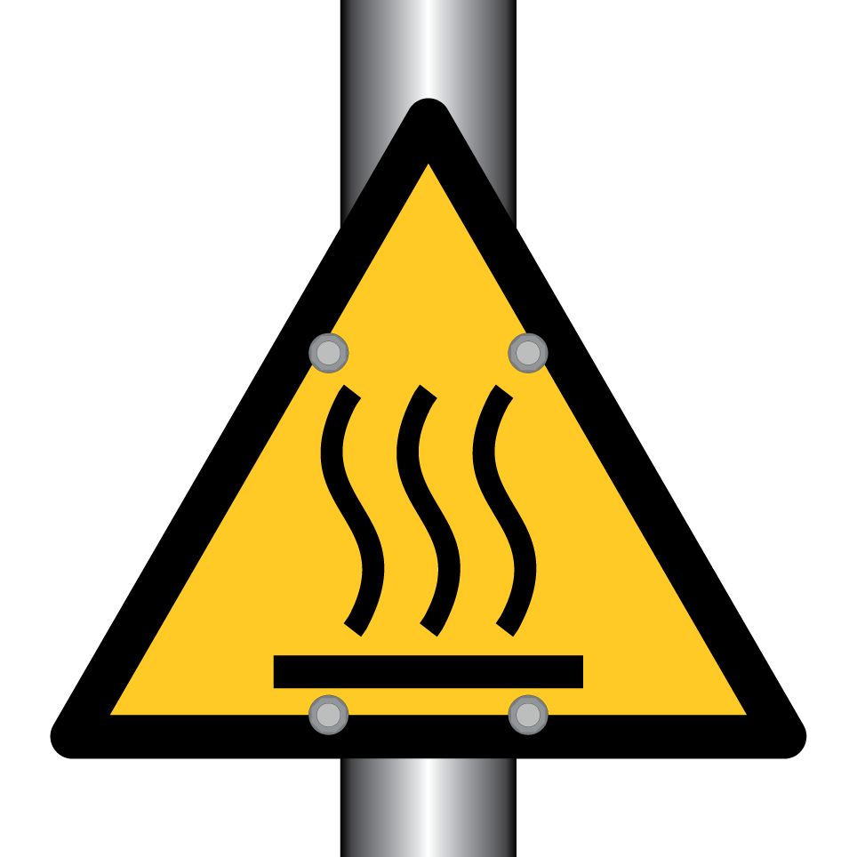 W017 Warning Hot surface