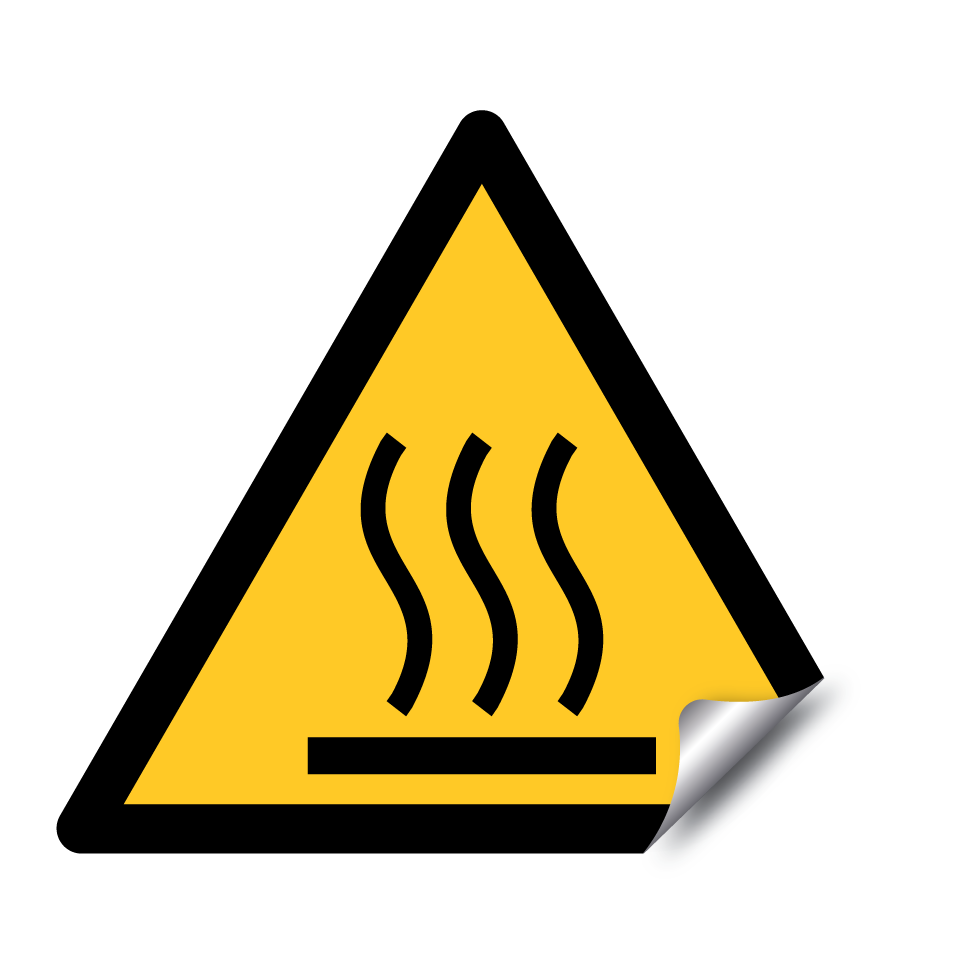 W017 Warning Hot surface