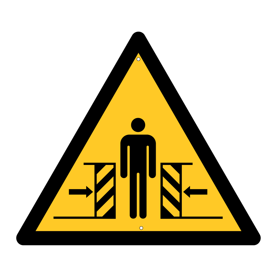 W019 Warning Crushing
