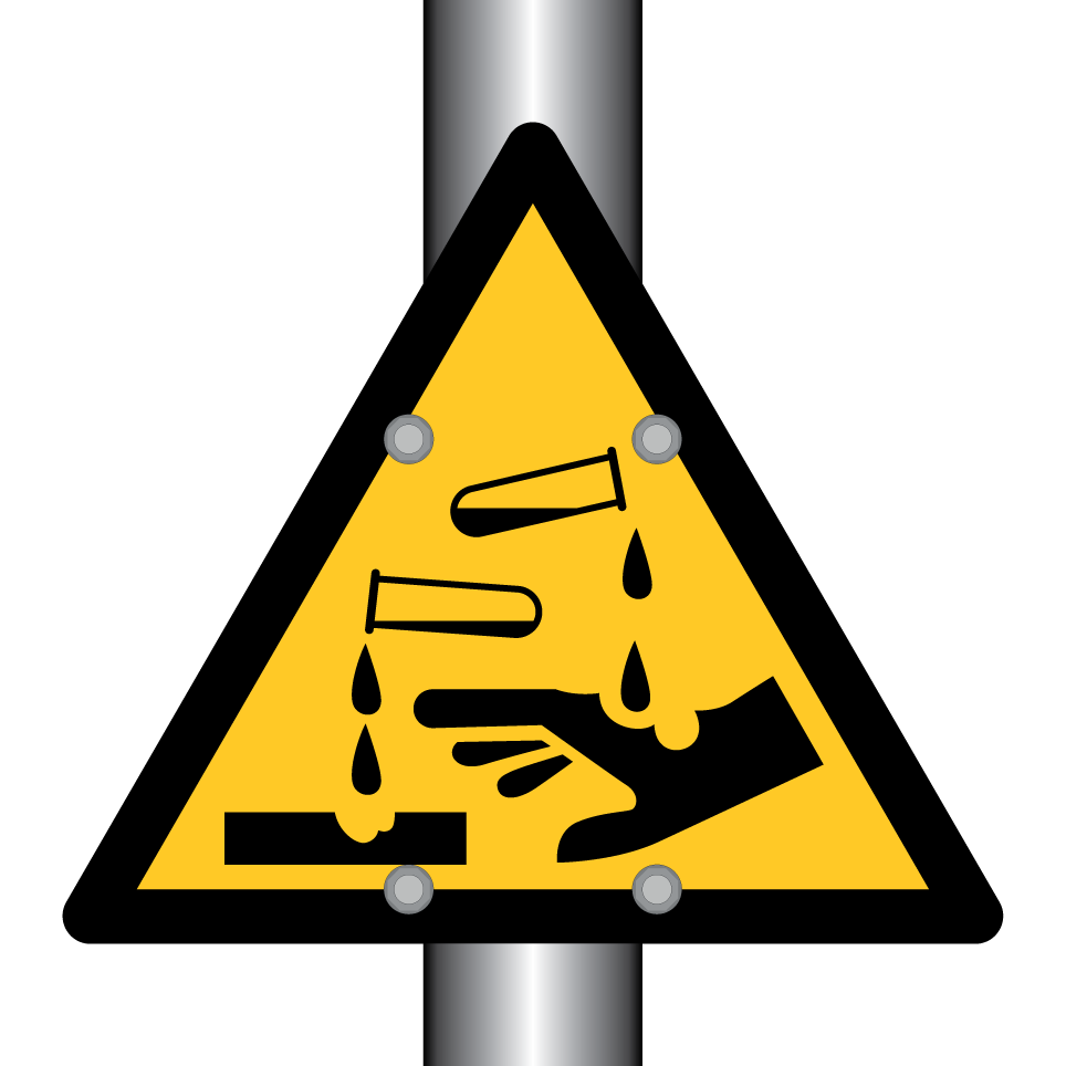 W023 Warning Corrosive substance