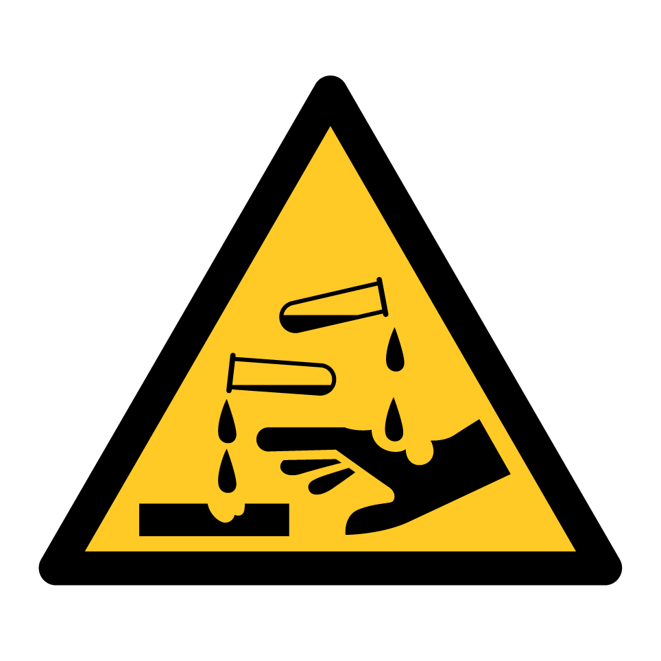 W023 Warning Corrosive substance